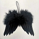 Мини-кукла с крыльями ангела и перьями FIND-PW0001-049-B03-1