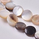 Schwarz Lippe Shell Perlen Stränge BSHE-L043-02-2