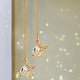 3Pcs 3 Styles Crystal Glass Teardrop Suncatchers Prisms Car Hanging Pendant Decorations HJEW-PH01676-7