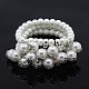 Bracelets de perles de verre multi-brins BJEW-PJB780-3