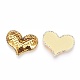 Glitter Sequins Fabric Heart Padded Patches DIY-WH0083-A03-2