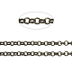 Cadenas de latón rolo X-CHC-S008-002E-AB-1