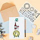 BENECREAT Tableware Clear Stamp Seals DIY-WH0167-57-0071-5