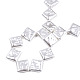 Hilos de cuentas de perlas de imitación de plástico abs KY-N015-05-B01-4