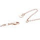 Tinysand hamsa main/main de fatima/main de miriam 925 colliers pendentifs en argent sterling avec zircone cubique TS-N316-RG-4