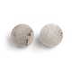 Perle di legno pietrificato naturale G-I274-10-2