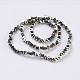 Chapelets de perles en verre électroplaqué EGLA-J145-4mm-FP03-2