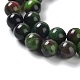 Gefärbte natürliche malaysia jade perlen stränge G-G021-02B-06-4