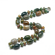 Natural Indian Agate Beaded Necklaces NJEW-S390-12-1