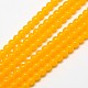 Imitation Amber Resin Round Beads Strands for Buddhist Jewelry Making RESI-A009A-8mm-02-1
