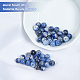 Beebeecraft 120~124Pcs 6mm Natural Blue-Vein Stone Beads Sodalite Round Loose Gemstone Energy Beads for Bracelet Necklace Earring Jewelry Making G-BBC0001-02A-4