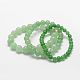 Verde perle di avventurina rotondi estendono bracciali BJEW-G550-02-6mm-1