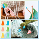 Benecreat 84 pièces 6 style protecteurs de point d'aiguille à tricoter en caoutchouc DIY-BC0012-04-5