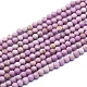 Perles de lépidolite naturelle / mica violet G-G823-16-3.5mm-1