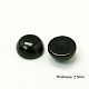 Natural Black Agate Cabochons G-C108-5mm-3-2