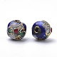 Abalorios cloisonne hecho a mano X-CLB8mm-M-2