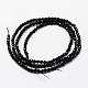 Natural Black Onyx Beads Strands G-K183-02-2