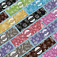 Pandahall elite 90 pz 9 etichette di carta sapone stile DIY-PH0006-95-6