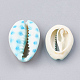 Perlas de concha de cowrie impresas SHEL-S274-02D-2