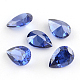 Teardrop Shaped Cubic Zirconia Pointed Back Cabochons ZIRC-R011-14x10-04-1