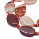 Agate à bandes naturelles / brins de perles d'agate à rayures G-I245-64B-3
