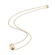 Collares pendientes de perlas de rhinestone de arcilla STAS-A052-03G-2