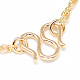 Brass Chains Necklace Making MAK-Q012-05G-3