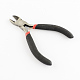 45 # conjuntos de herramientas de joyería de diy de acero al carbono: alicates de punta redonda PT-R007-03-4