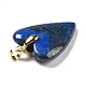 Pendentifs en lapis lazuli naturel G-E570-01G-09-3