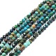 Natural Chrysocolla Beads Strands G-P457-A01-03-1