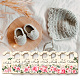 Craspire 10 шт. деревянные перегородки для детского гардероба AJEW-WH0353-007-3