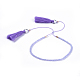 Adjustable Nylon Thread Charm Bracelets BJEW-JB04378-2