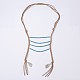 Natural & Synthetic Mixed Stone Tiered Necklaces NJEW-JN02124-2
