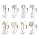NBEADS Platinum Plated Alloy Brooches JEWB-NB0002-01-2