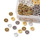 200 pièces 4 styles perles d'espacement en alliage de style tibétain FIND-YW0003-77-2
