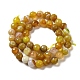 Chapelets de perles en agate à rayures naturelles/agates à bandes G-A246-12mm-15-3