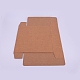 折りたたみクリエイティブクラフト紙箱  ウェディング記念品ボックス  賛成ボックス  紙ギフトボックス  クリアウィンドウ付き  正方形  バリーウッド  17.5x17.5x4.5cm CON-WH0073-35B-2