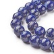 Chapelets de perle en lapis-lazuli naturel X-G-G953-02-6mm-3