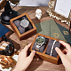 Подставки для часов с прямоугольным деревянным браслетом ODIS-WH0030-38-3