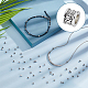 Perlas de aleación de zinc de estilo tibetano dicosmético 200g TIBEB-DC0001-02-5