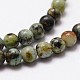 Natural African Turquoise(Jasper) Beads Strands X-G-D840-90-6mm-3