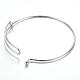 Adjustable 304 Stainless Steel Expandable Bangle Making BJEW-G515-03P-3