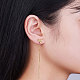 SHEGRACE Attractive 925 Sterling Silver Thread Earrings JE599B-4