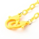 13 pièces 13 couleurs colliers de chaîne de câble en plastique abs personnalisés NJEW-JN03483-3