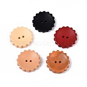 Пуговицы из натурального дерева WOOD-T032-34M