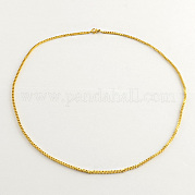 304 Stainless Steel Box Chain Necklaces NJEW-R223-01