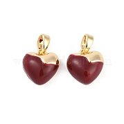 Латунь эмаль подвески KK-U043-07G