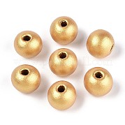 Круглые бусины из натурального дерева схима WOOD-A018-12mm-01