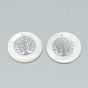 Подвески из пресноводных оболочек SHEL-Q016-019P