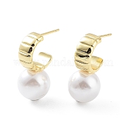 Серьги-гвоздики из латуни для женщин KK-Z038-02G